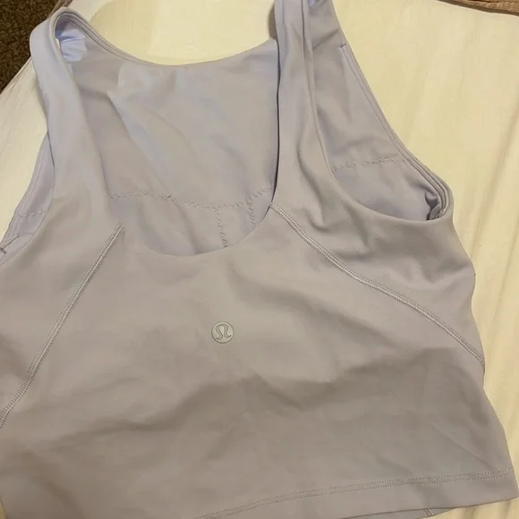 Lululemon Align High-Neck Tank Top Pastel Blue size 4 - Picture 3 of 4
